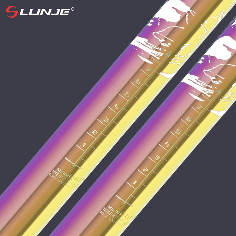 LUNJE Подседельный штырь для велосипеда Цветной Подседельный штырь для горного велосипеда 27,2 31,6 мм Седло для горного велосипеда Подседельная трубка Велосипедные запчасти 400 мм