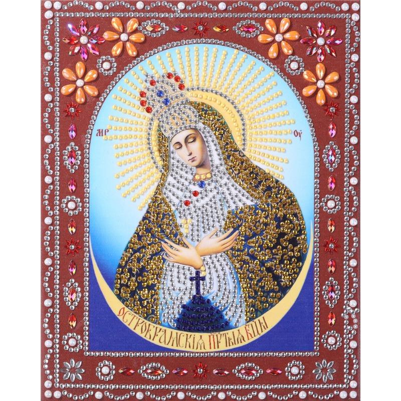 5D алмазная живопись Религиозный Полный Круглый Крест Новые Религиозные Иконы Алмазная Вышивка Полный Комплект Портрет 20*30 СМ