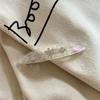 Vintage Y2K Spring Clip Retro Rhinestone Side Bangs Clip Spicy Girl Acetate Hair Clip  Cosplay