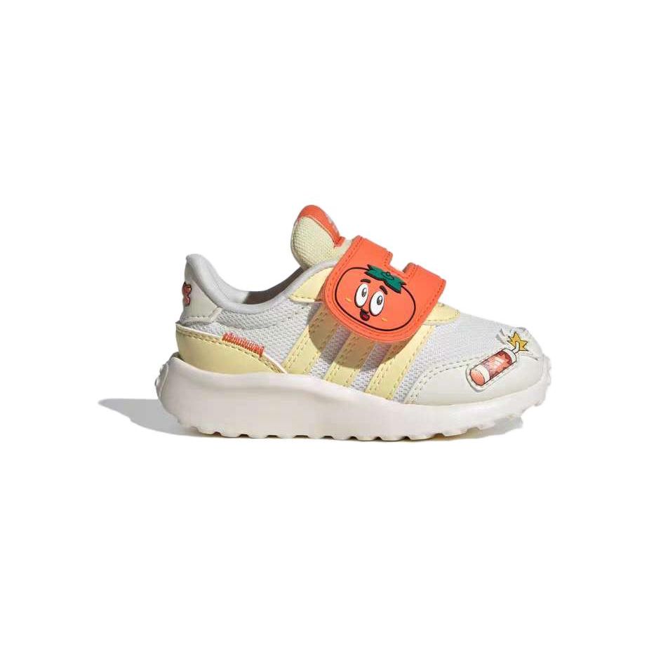 Adidas Neo Run 70S Pems Lou Lny Non-Slip Low-Top Walking Shoes Baby Shoes Yellow White IH8100