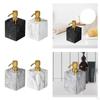 Элегантный мраморный дозатор мыла для дома и ванной комнаты