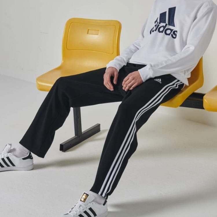 adidas Повседневные брюки для тхэквондо мужские черные белые TR30PR-BW