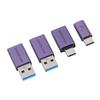 Блокировщик данных USB A штекер — USB C гнездо. Защита от взлома для любой мобильной зарядки через USB. Быстрая зарядка.