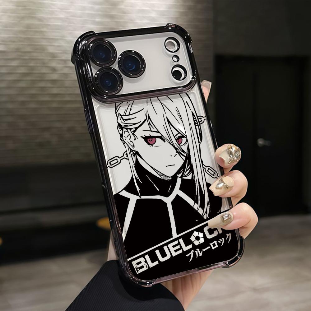 Anime B-Blues Locks Phone Case for Samsung Galaxy A57 A56 A55 A54 A53 A52 A37 A36 A16 A06 4G 5G Anti-drop Transparent Cover