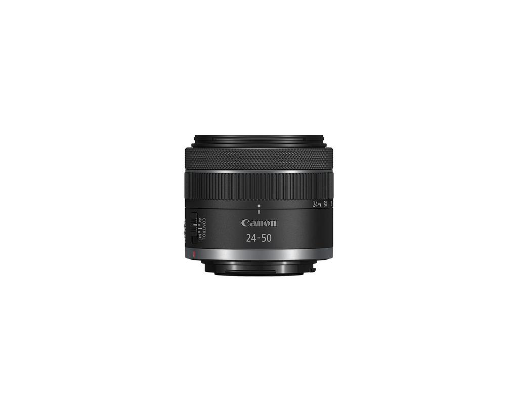 The Canon Is a To Standard Zoom Lens for Canon Mirrorless and Features Optical Image Stabilization for Video Blogging and Still RF24-50mm F4.5-6.3