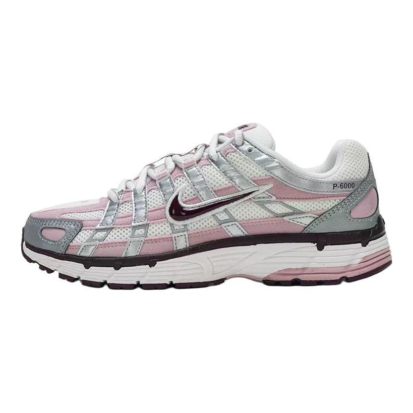 Nike P-6000 Серебристый Бургундский Сливовый Мел Женские Кроссовки Красный IM6026-121