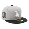 Кепка 59FIFTY 14561996 NER35C4087 LA Серый ONSPOTZ Эксклюзив Боковой патч Двухцветный MLB Los Angeles Dodgers MLB Прямой козырек Унисекс Защита от солнца Уход от УФ Лучей Прохладная