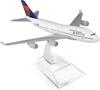 16 см для статической модели самолета B747 Delta, металлическая миниатюра, модель самолета, украшение для зоны приема, подходит для подарка
