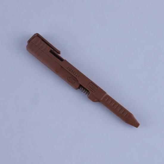 Тактическая шариковая ручка с механизмом слайдера, с подставкой-дисплеем для хранения, заправляемая, 3D-печать, чернильная ручка, инструмент для письма, настольный аксессуар, мужской подарок