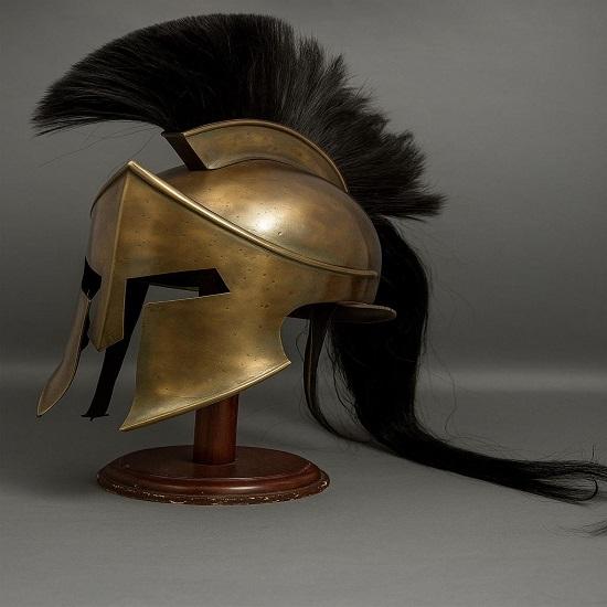 Handcrafted Spartan Warrior Helmet King Leonidas 300 Cosplay Armor Greek Corinthian LARP Best Gift for Him Halloween