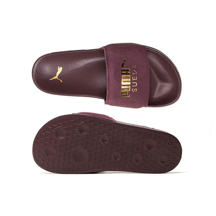 Puma Кроссовки Leadcat Suede Slide Vineyard Wine Unisex Purple Team-Gold 365758-13