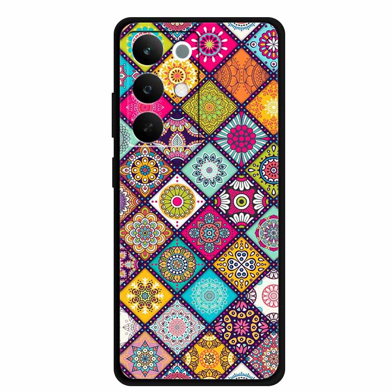 Чехол для телефона Realme C85 2025 Задняя крышка Чехол C 85 Funda Ударопрочный Черный Силикон Мягкий ТПУ Coque Для Realme C85 Pro Чехол Корпус