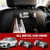 Для Lada Крючок для автомобиля из цинкового сплава Настенный крючок для дома Крючок-наклейка Аксессуары для хранения Niva Vesta 4X4 Largus Priora Granta Samara WW20