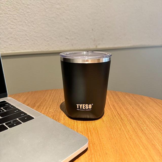 TYESO Мини-термос с изоляцией, для холодных напитков, малый объем, вакуумный, из нержавеющей стали, портативная, двухслойная термокружка