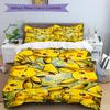 3pcs Pikachu Duvet Cover Set,  Includes 1 Duvet Cover and 1/2 Pillowcases (No Insert) yy251104227