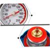 TINEASUR Car Radiator Cap Thermostat Tank Cover Easy Read 1.1 Bar