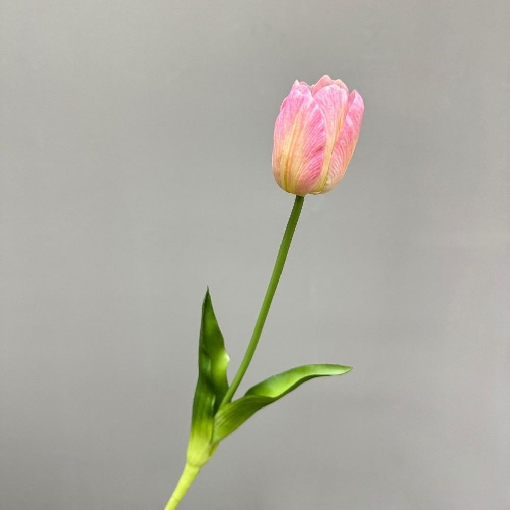 High-End Realistic Tulip Simulation Flower Flower Arrangement Hand-Held Design Artificial Flower Parrot Tulip Faux Tulip Flower