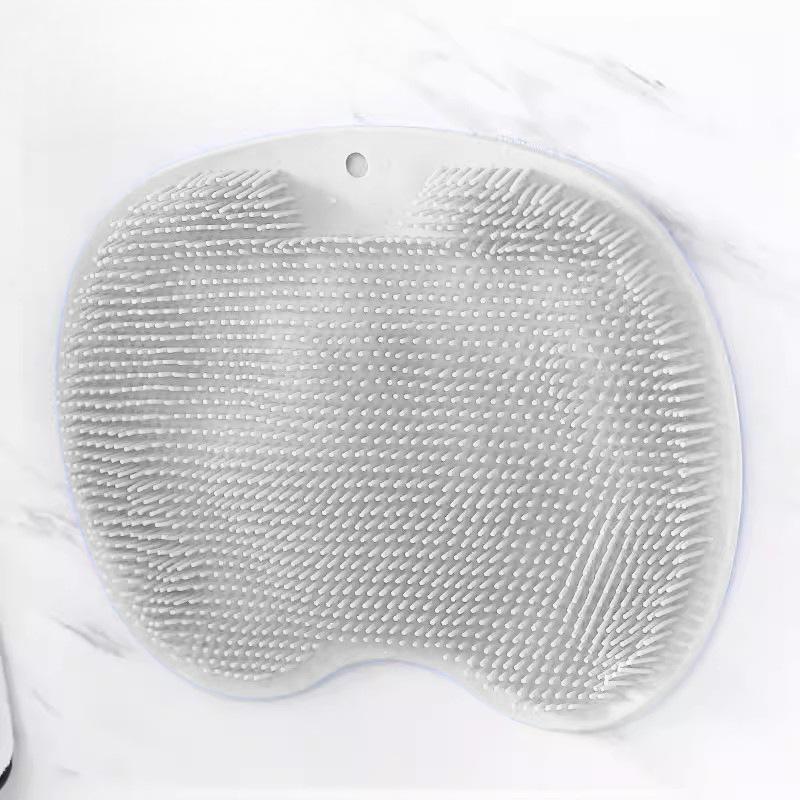 Lazy Bath Brush Stick To The Wall Rub Back Silicone Bath Brush Rub Back Bath Foot Massage Rub Pad Rub Back Brush