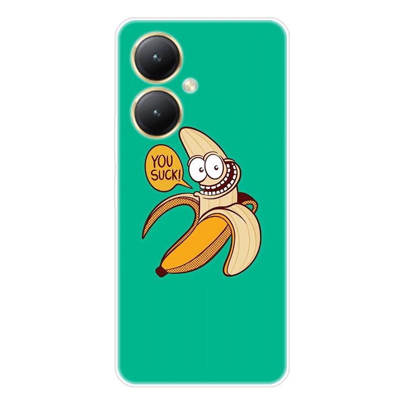 Для Vivo Y27 4G Y 27 5G чехол Мягкая силиконовая задняя крышка Чехол для телефона с рисунком из мультфильма Разнообразие