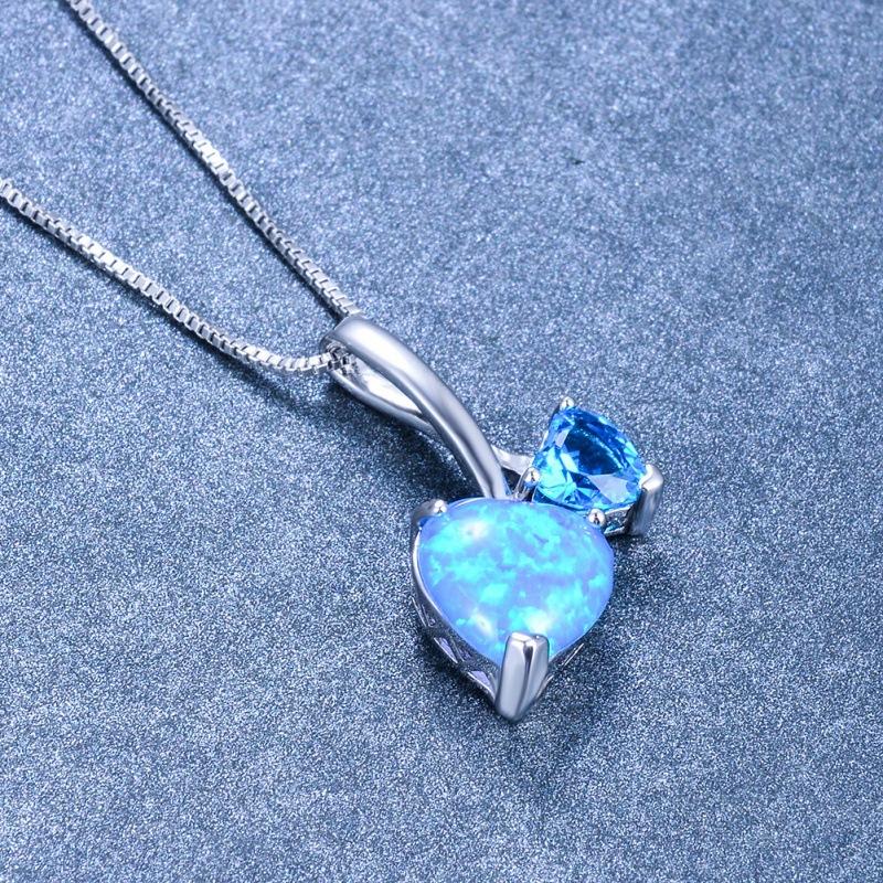 Platinum Double Love Necklace Valentine's Day Gift Simple Wind Neck Chain Collarbone Chain