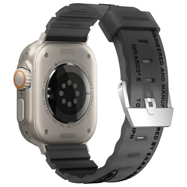 Pasek do Apple Watch 49mm Skinarma Shokku Dymny