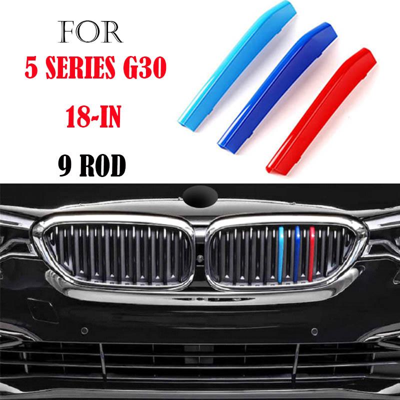 3Pcs Front Grille Trim Strips For BMW Series 1 2 3 4 5 6 7 8 X1 X2 X3 X4 X5 X6 X7 Z4 E46 E90 F30 E60 E81 F20 F45 F36 F10 F48 F25 FZ7