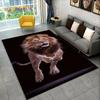 Новый 3D-коврик Dream Lion Animal, большой ковер для гостиной, спальни, дивана, коврик для украшения, детский нескользящий напольный коврик