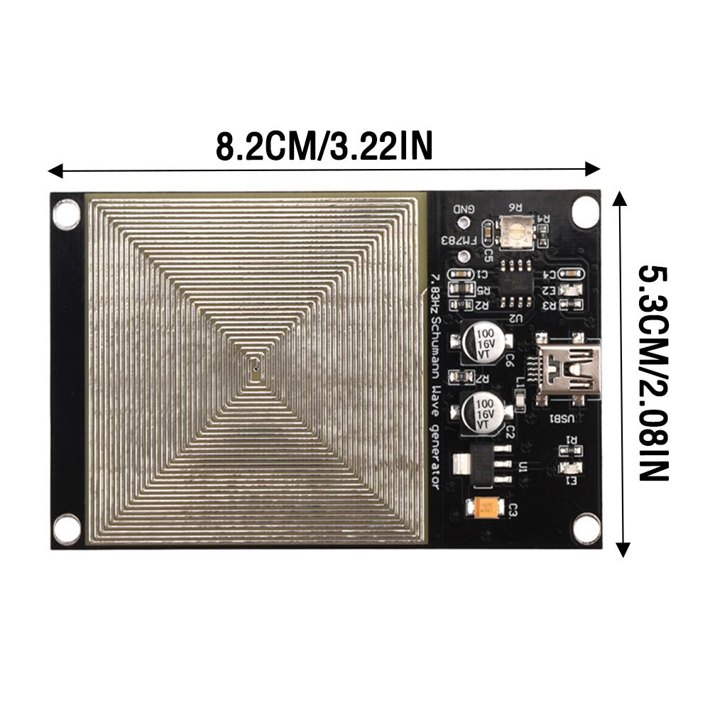 7.83Hz Schumann Wave Generator, Ultra-Low Frequency Pulse Signal Generator, Mini USB Port, Includes USB Cable