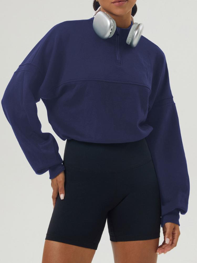 Осень-зима свободные спортивные толстовки женские пуловеры с длинным рукавом на молнии тренировочная рубашка женские джоггеры фитнес-тренировки топы