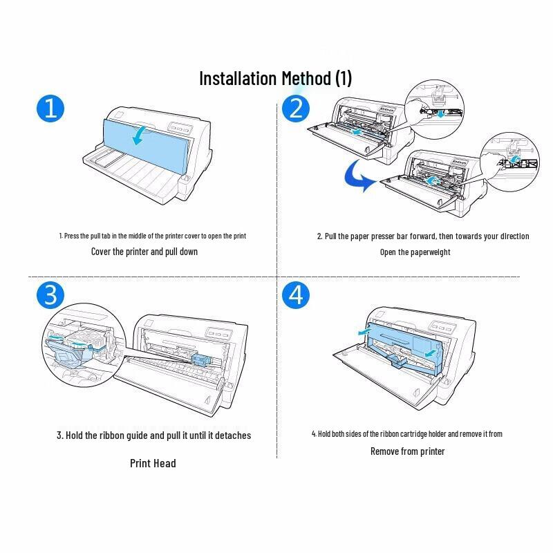Jingcheng Compatible Black Ribbon for Epson LQ Series