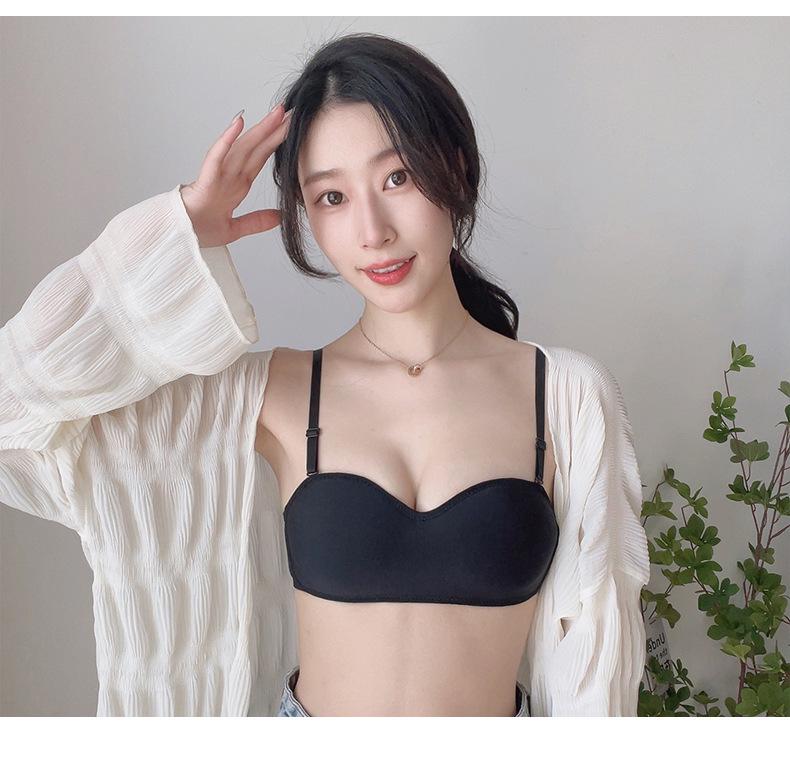 Minimalist Strapless Bandeau: Japanese & Korean-Inspired Wire-Free Bra