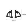 Carbon Fiber Car Accessories Indoor Steering Wheel Button Protection Decals Cover Trim Sticker For BMW X5 E70 2008-2013