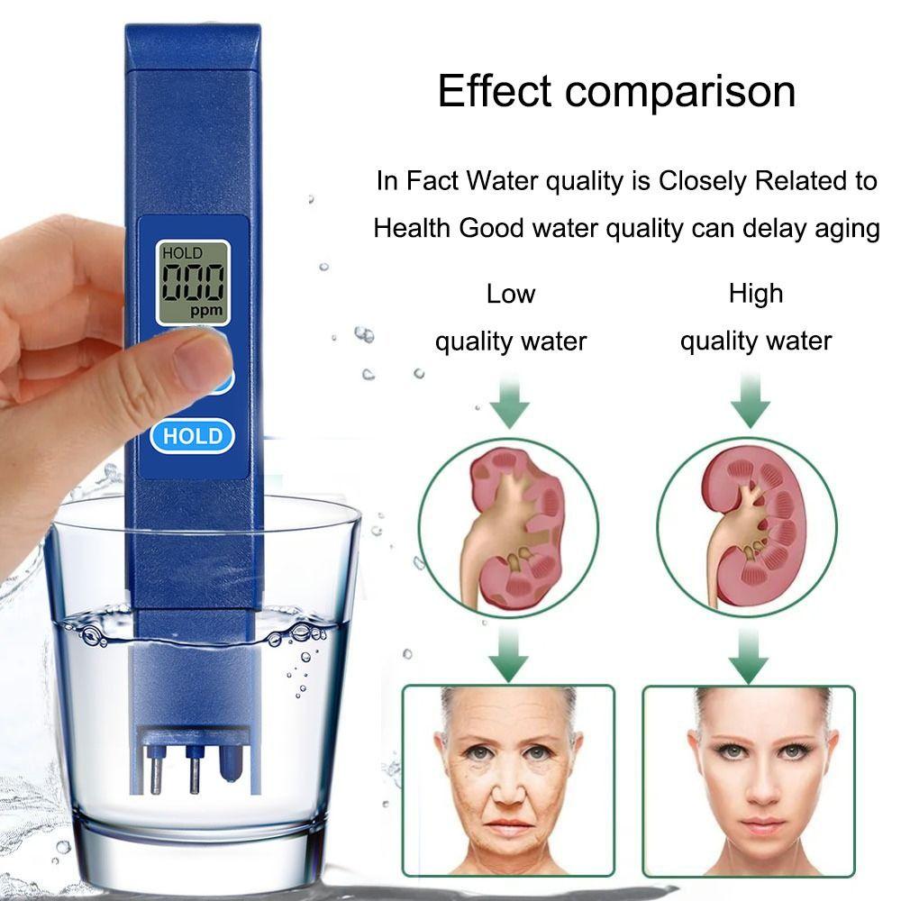 Водонепроницаемый измеритель качества воды Многофункциональный цифровой pH-метр Лаборатории водных растений