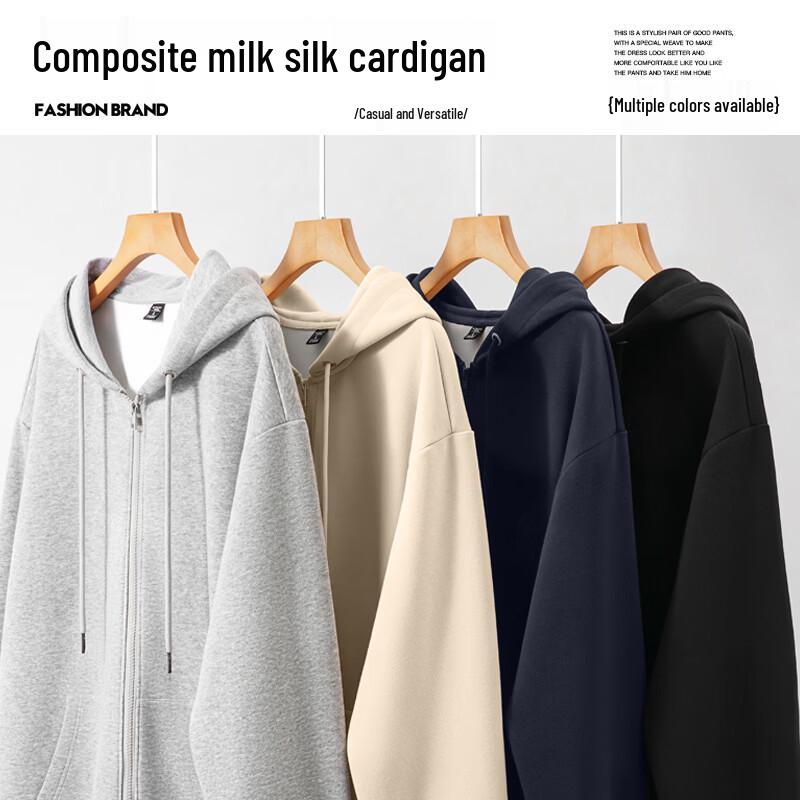 Baleno Men's Casual Full-Zip Hooded Sweatshirt