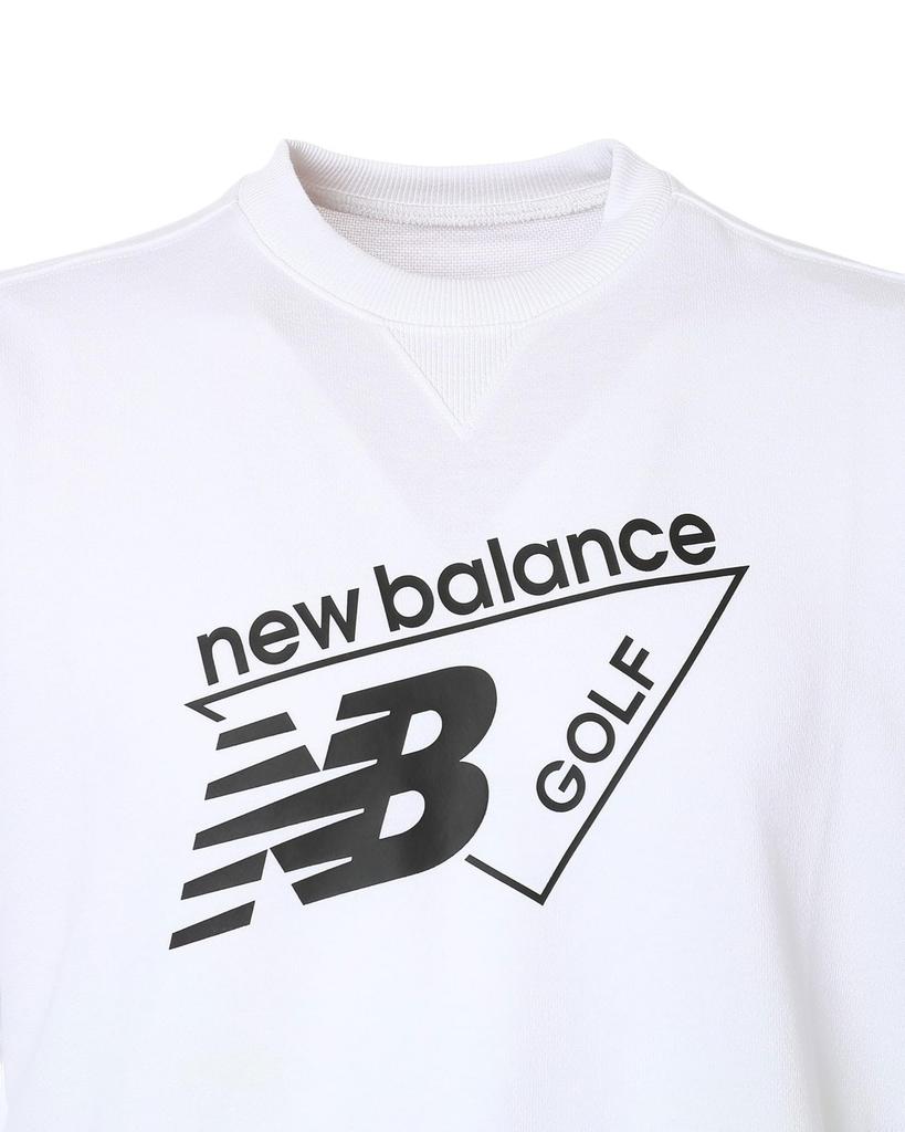 Свитшот с круглым вырезом для гольфа 7 [New Balance] С коротким рукавом (Эластичный, Отводящий влагу) / Мужской / 012-6164002 030_Белый [3L]