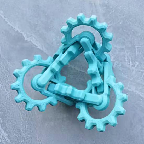 Игрушка-спиннер Infinity Gear для снятия стресса и тревоги, для концентрации внимания, вращающаяся, скручивающаяся, перекидывающаяся, с шестеренками, для детей, подростков, взрослых, портативная