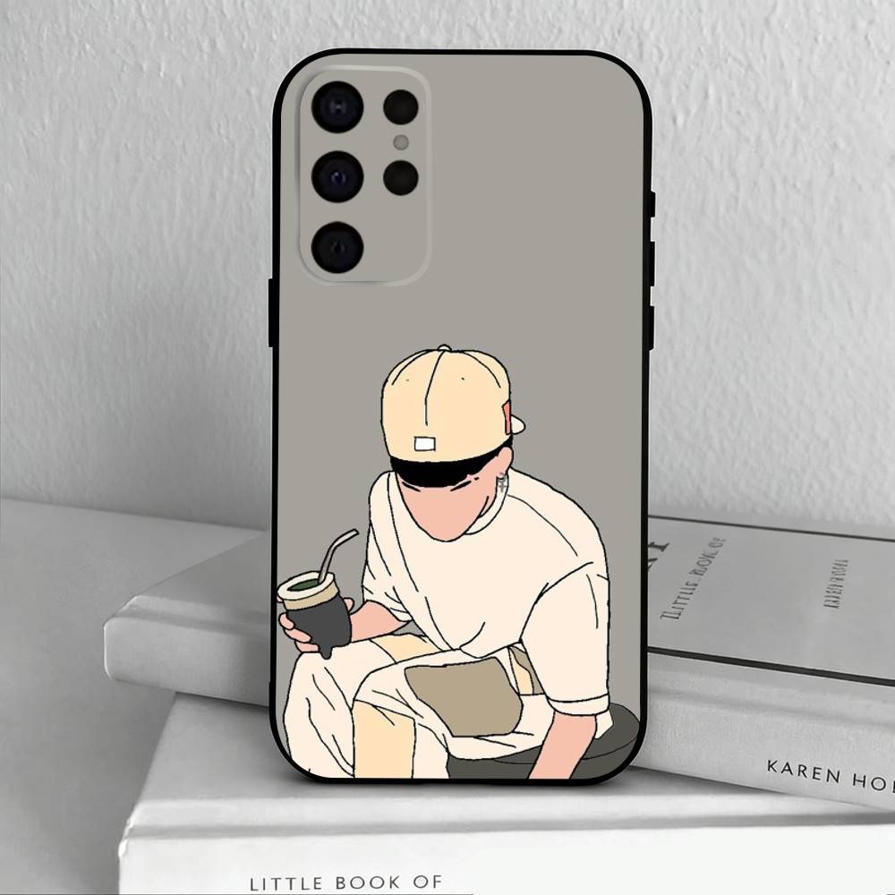 Чехол для телефона R-Rapper S-Singer M-Milo J для Samsung S25, S24, S21, S22, S23, S30, Ultra, S20, Plus, Другие, Мягкий черный чехол