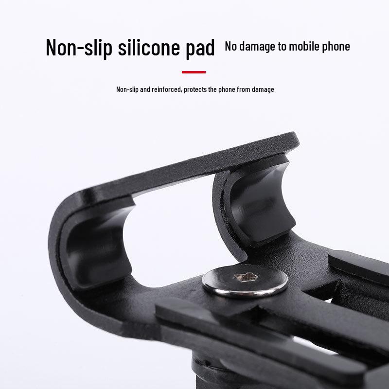 Aluminum Alloy Phone Holder for Bicycle, Motorcycle, and Electric Bike Navigation