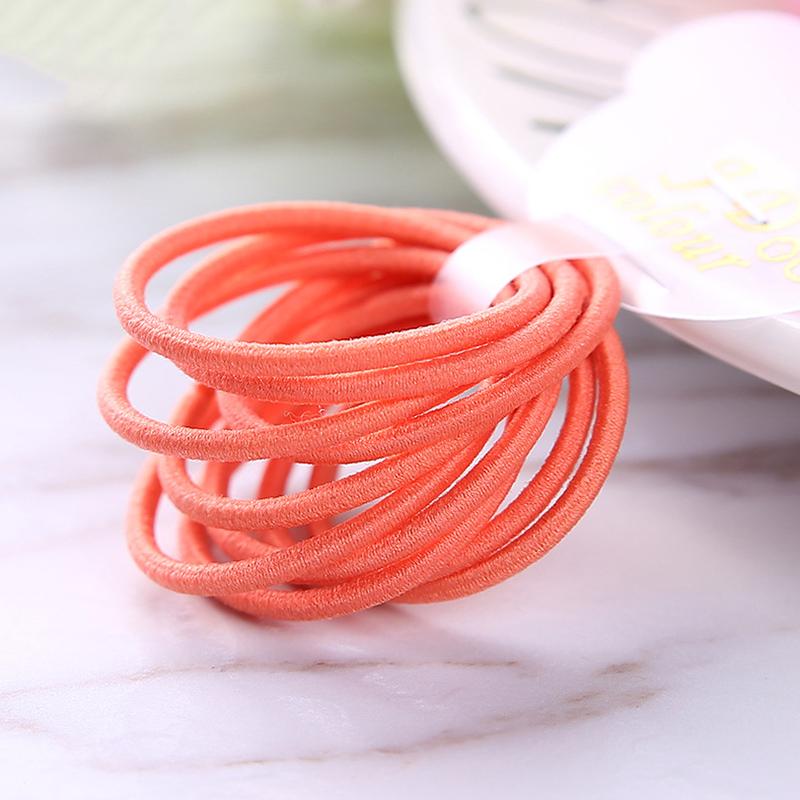 100PCS/bags 2mm Diameter 3cm Kids Nylon Elastic Hair Bands Ponytail Holder Rope Elasticity Hair Ties for DIY Hair Accessories