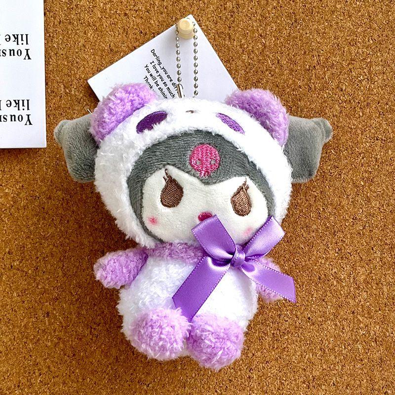 Очаровательный кулон-брелок Kuromi от Sanrio, мягкая игрушка для детских подарков