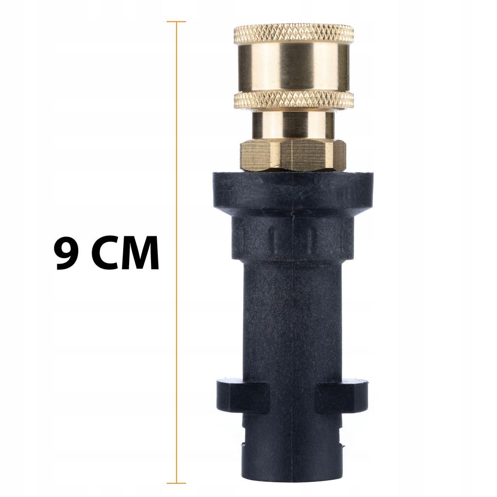 Rosfix Pianownica 1L z Lancą i Adapterem Bayonet 1/4"" – Do Myjki Kärcher K2–K7 | 200 BAR | Gęsta Piana, Szybki Montaż