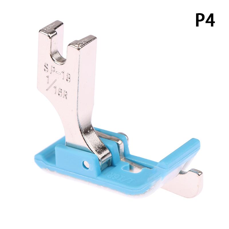 1 шт. Пластиковая лапка для пришивания края SP-18, лапка для пришивания встроенной линии, пластиковая лапка из воловьей жилы для плоской машины, швейные аксессуары