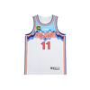 Li Ning CBA Series Letter Print Breathable Competition Basketball Jersey Men Jersey Standard-White AAYU755-1