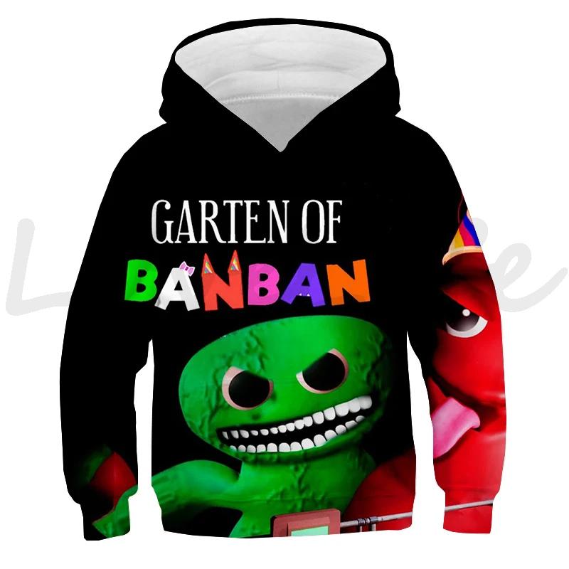 Детская толстовка Garten Of BanBan для мальчиков и девочек, свитшоты, топы, детский мультяшный пуловер, Худи в стиле Харадзюку, Осенняя верхняя одежда, Sudadera