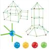 Childrens Diy Construction Tent Set With Plastic Building Blocks For Creative And Educational Fun