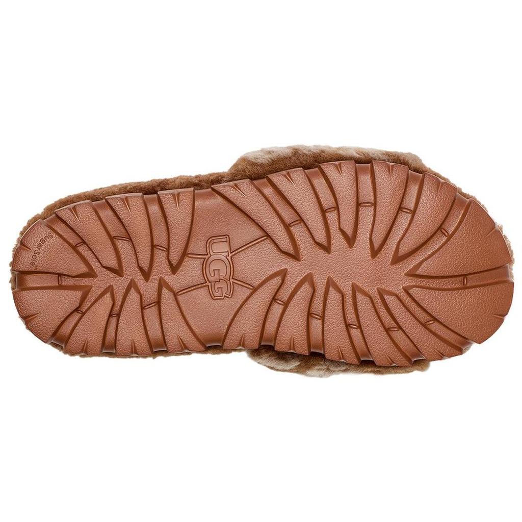 UGG Шлепанцы с логотипом 'Коричневые' Женские 1148770-HWD