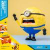 Minions Despicable Me 4 Inch Mega Jerry Action Figure with Rotating Body and 3 Interchangeable Expressions Minion Model Gift for Kids Ages 8 and Up
