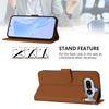 Wallet Case for Phone - Leather/PU, Brown, With Lanyard