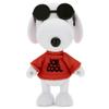 Takara Tomy Arts Peanuts Action Flocked Mascot Snoopy Plush Approximately 8cm Tall (Joe Cool) Toy,