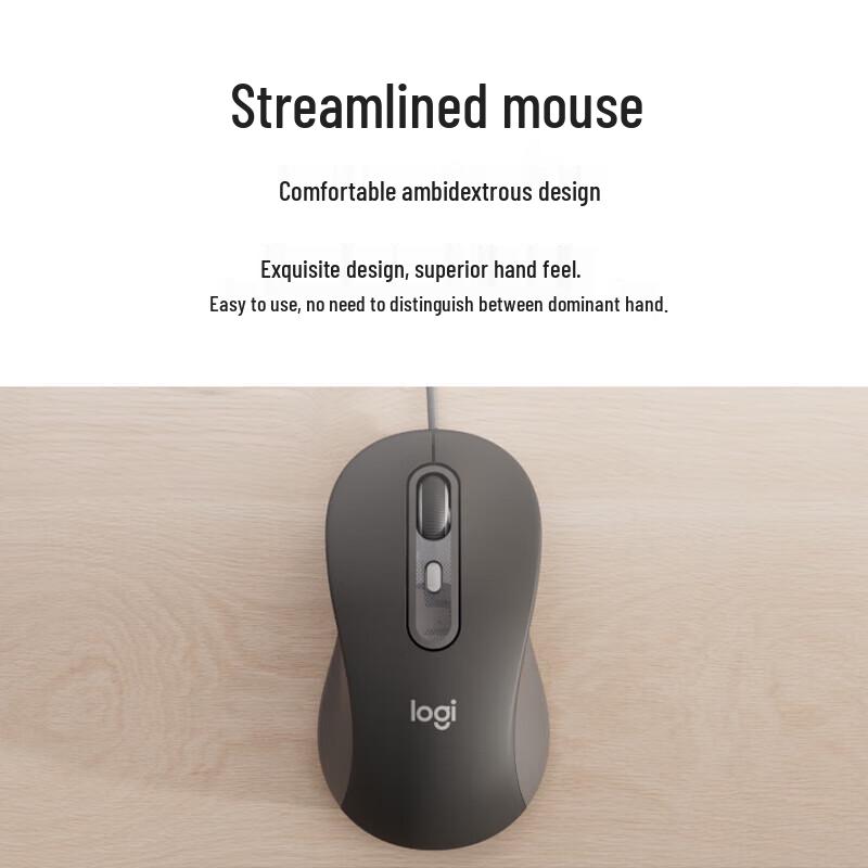 Проводная бесшумная мышь Logitech M520 USB-C